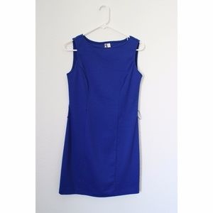 Degrees Cobalt Blue Sleeveless Ponte Dress Size S